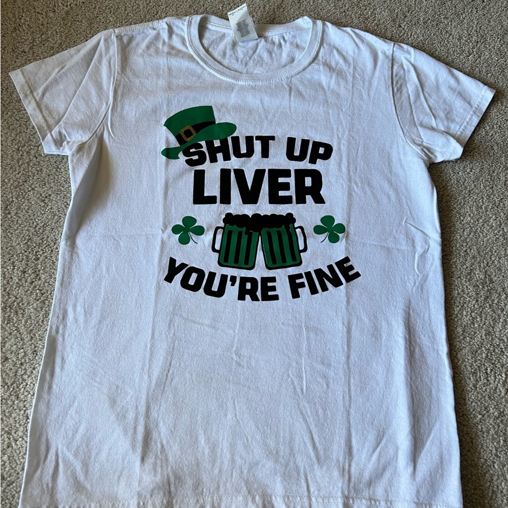 St Patrick’s day short sleeved T-shirt (M)